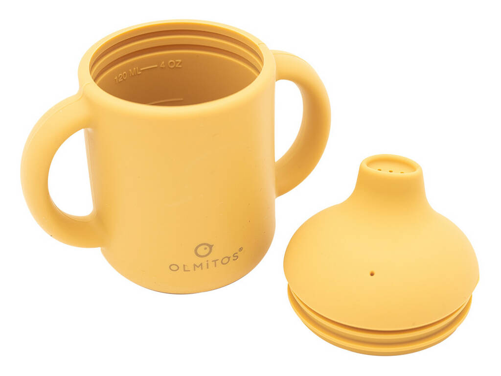 Servizio da tavola 7 pezzi in silicone giallo