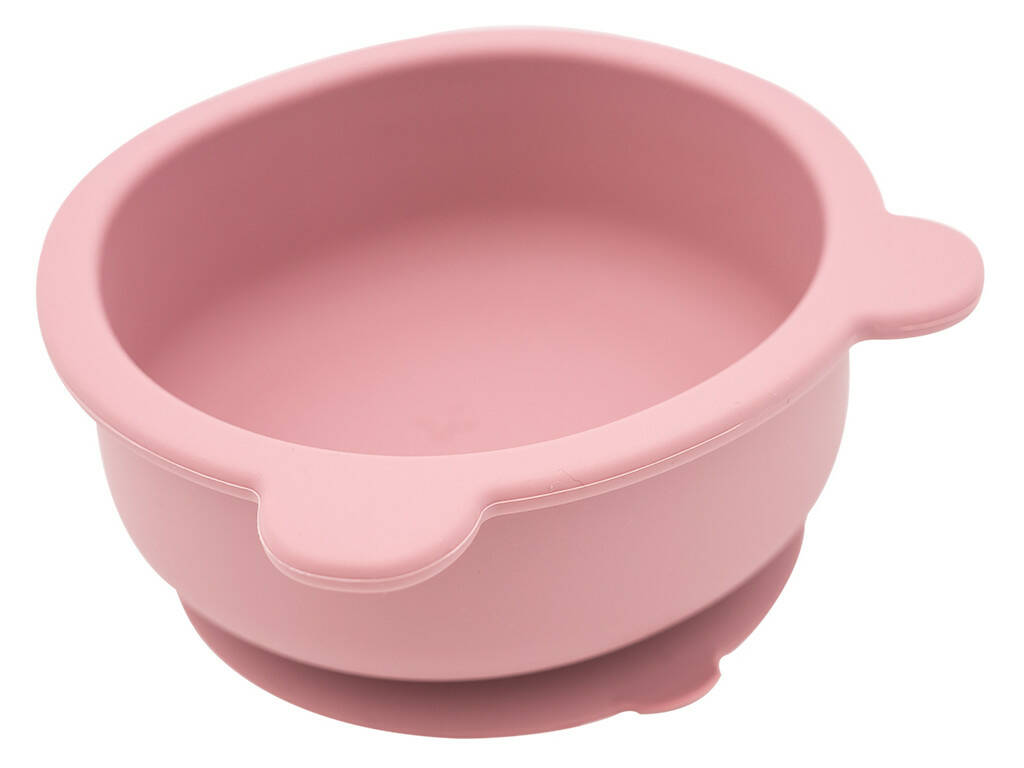 Servizio da tavola 7 pezzi in silicone rosa
