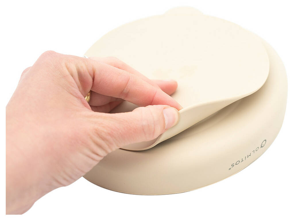 Servizio da tavola 7 pezzi in silicone rosa