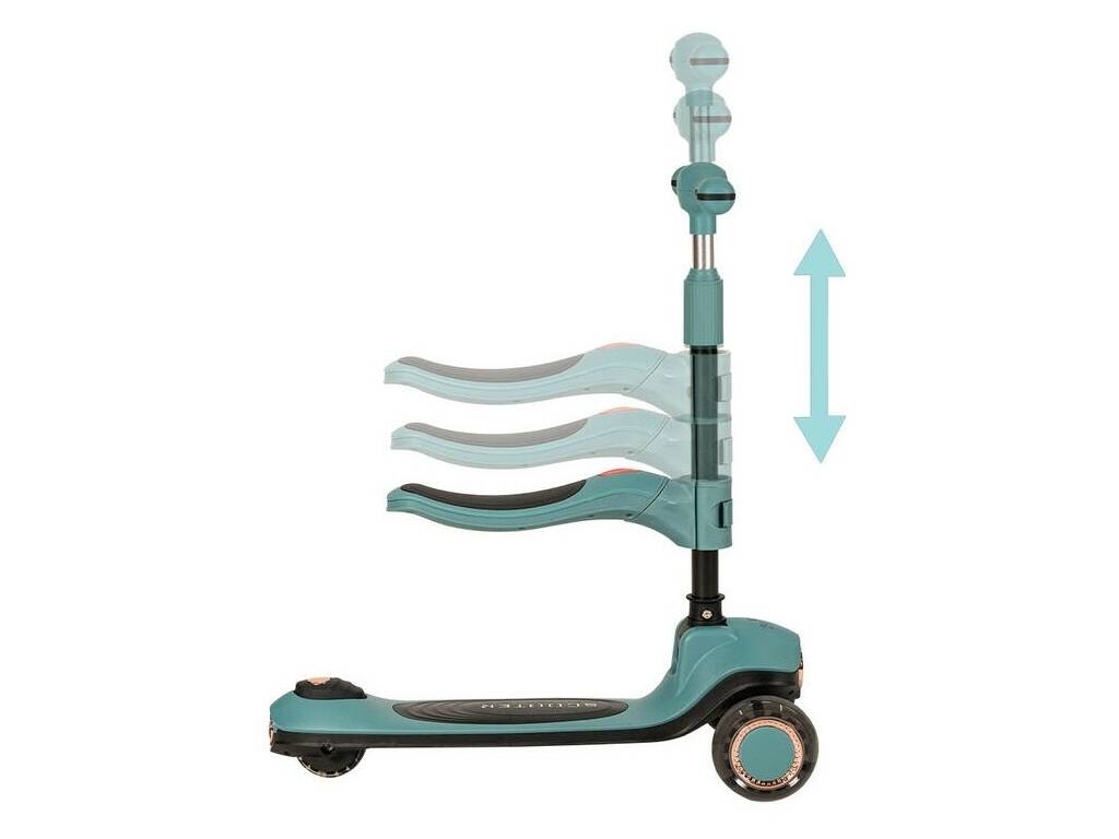 Monopattino evolutivo Roller Blu 2 in 1