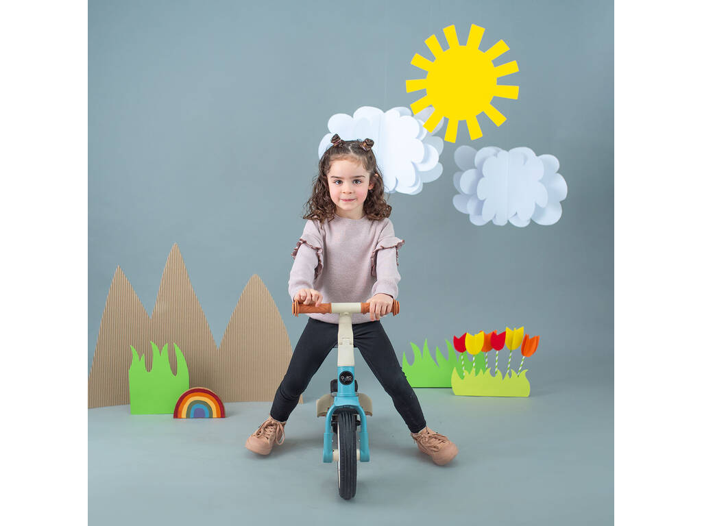 Triciclo multifunzione Gyro 5 in 1 colore blu