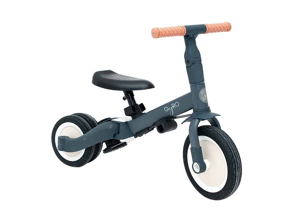 Triciclo multifunzione Gyro 5 in 1 colore grigio