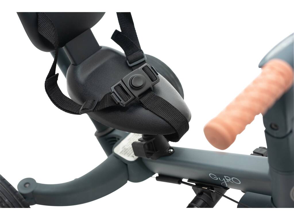 Triciclo multifunzione Gyro 5 in 1 colore grigio