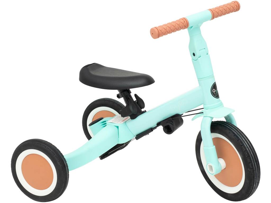 Triciclo multifunzionale Gyro 5 in 1 Colore menta