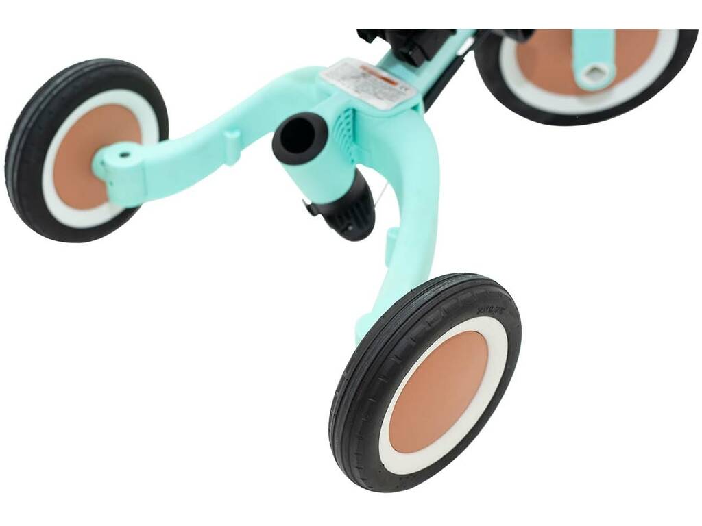 Triciclo multifunzionale Gyro 5 in 1 Colore menta