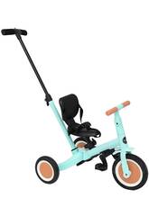 Olmitos Multifunktionales Gyro 5-in-1 Dreirad, Farbe Mint