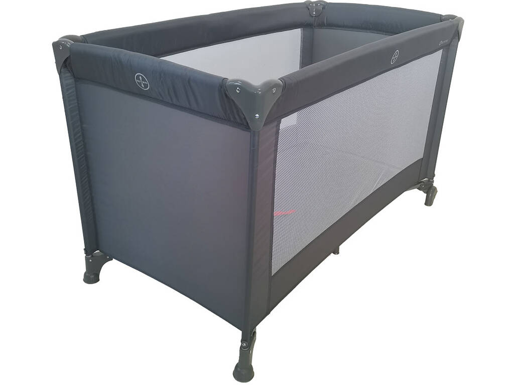 Culla da viaggio Basic grigio scuro 79x66x126 cm