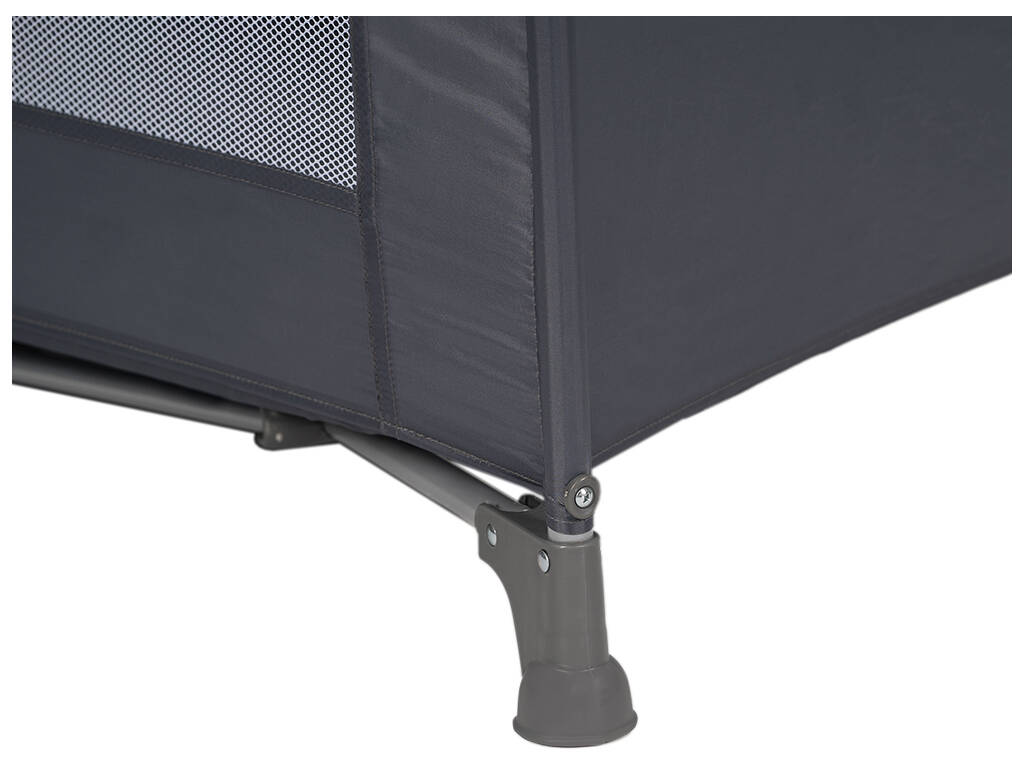 Culla da viaggio Basic grigio scuro 79x66x126 cm