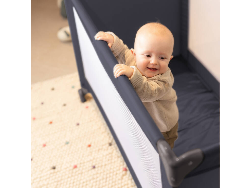 Culla da viaggio Basic grigio scuro 79x66x126 cm