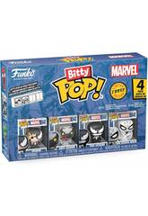 Funko Bitty Pop Marvel Spiderman Pack 4 avec Venom
