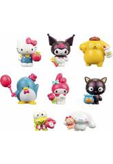 Hello Kitty And Friends Rainbow Vibes Série 4 Pack 8 figurines de 5 cm avec accessoires