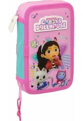 Plumier double 28 pièces La Maison de poupées de Gabby