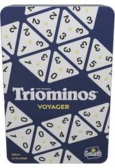 Triominos de voyage avec étui en métal