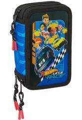 Triple Mäppchen 37 Teile Hot Wheels Let´s Rac
