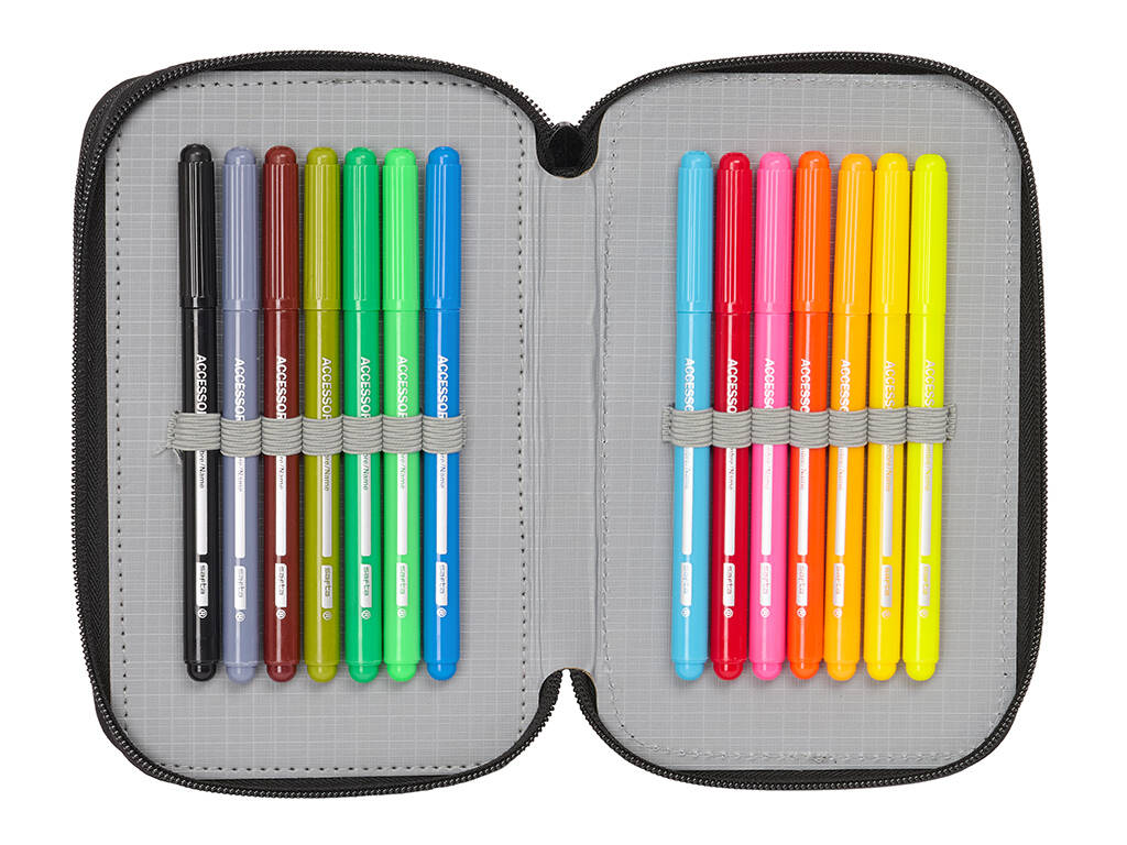 Trousse à crayons triple 37 pièces Monster High Drama