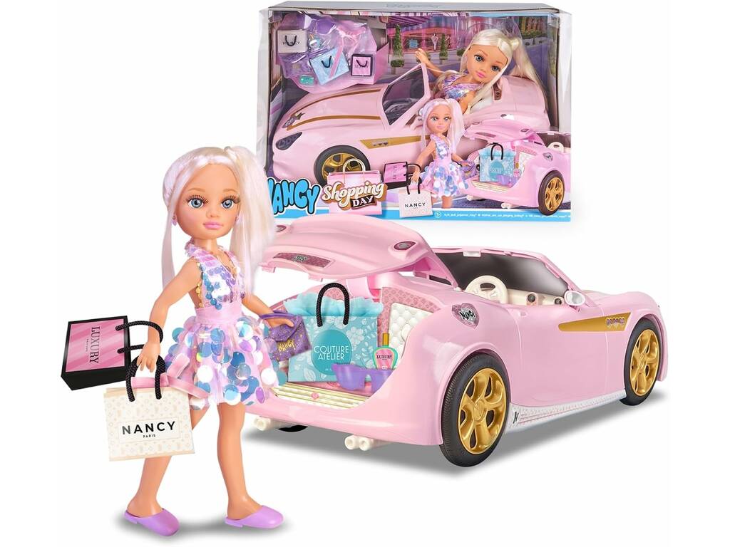 Nancy Bambola Un giorno di shopping con auto e accessori