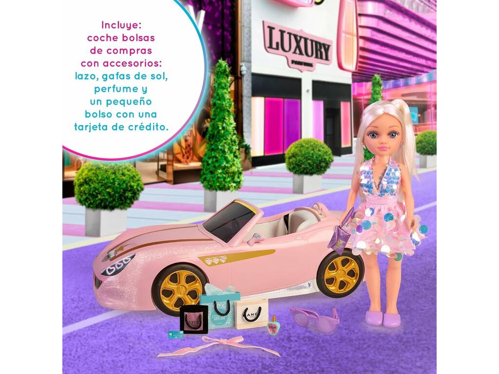 Nancy Bambola Un giorno di shopping con auto e accessori