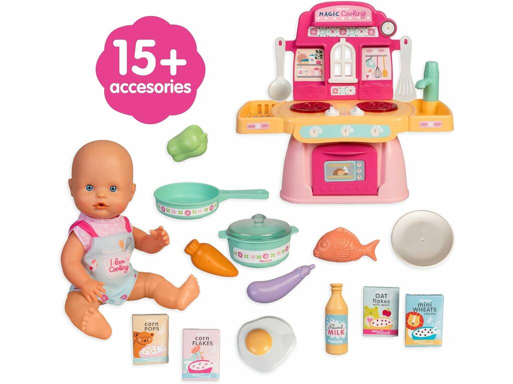Nenuco Bambola Cucina Magica con Accessori