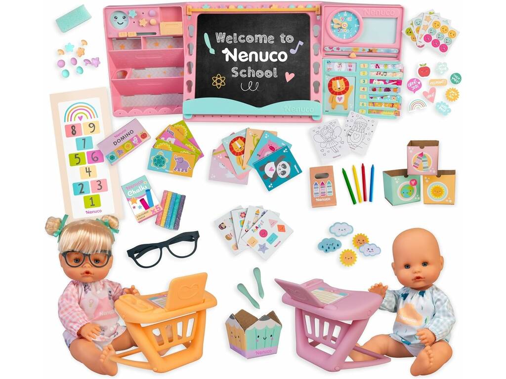 Nenuco Pack Super Scuola con 2 bambole e accessori