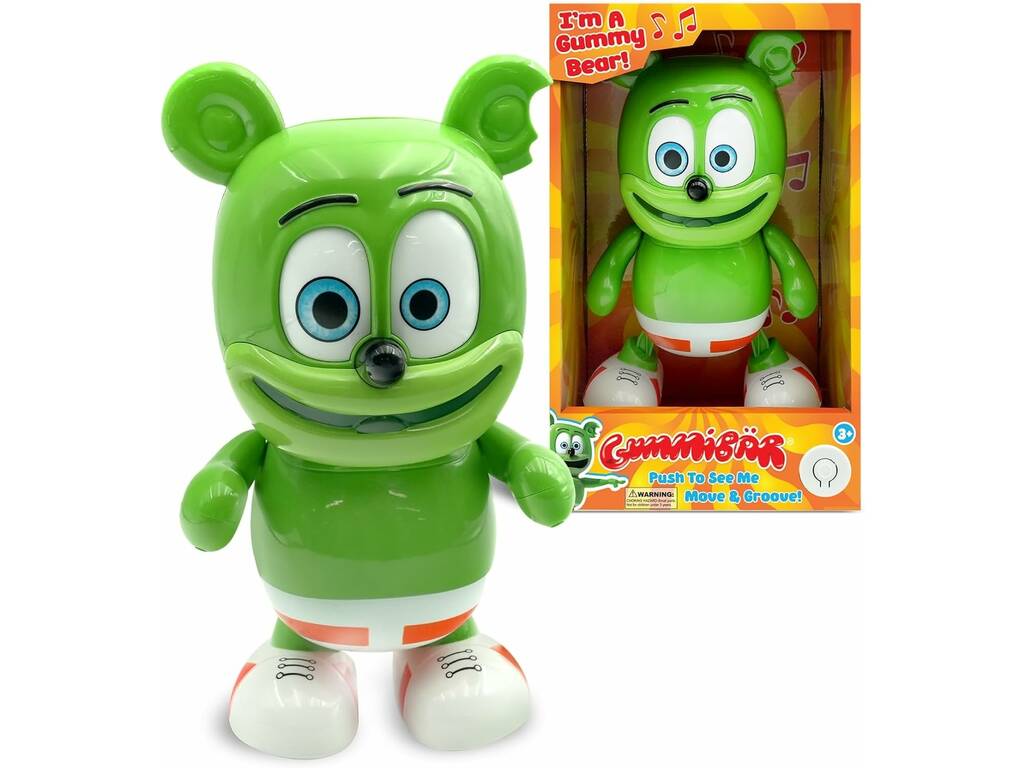 Orsetto gommoso Canta e Balla da 23 cm