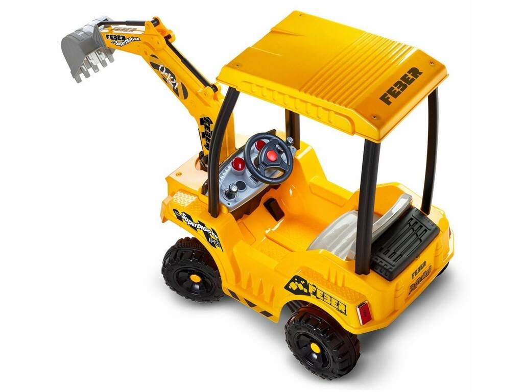 Feber Super Digger Excavadora a Batería de 12V