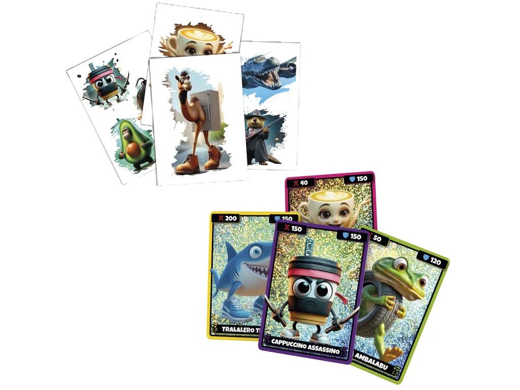 Kidz Brianrot Sobre con 4 Cartas Holográficas y 4 Tatuajes