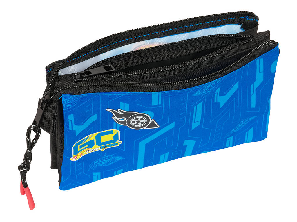 Astuccio triplo Hot Wheels Let's Race