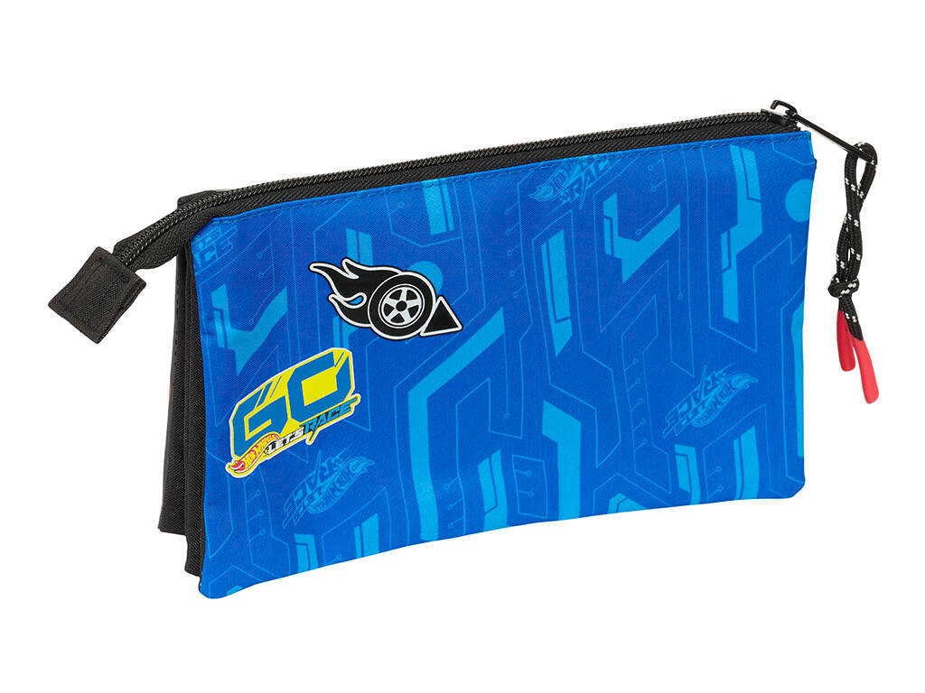 Astuccio triplo Hot Wheels Let's Race