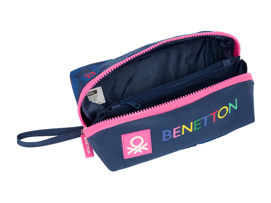 Astuccio quadrato grande Benetton Damero