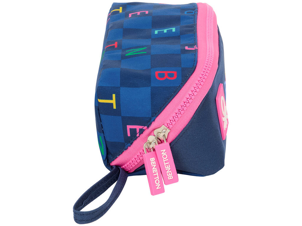 Astuccio quadrato grande Benetton Damero
