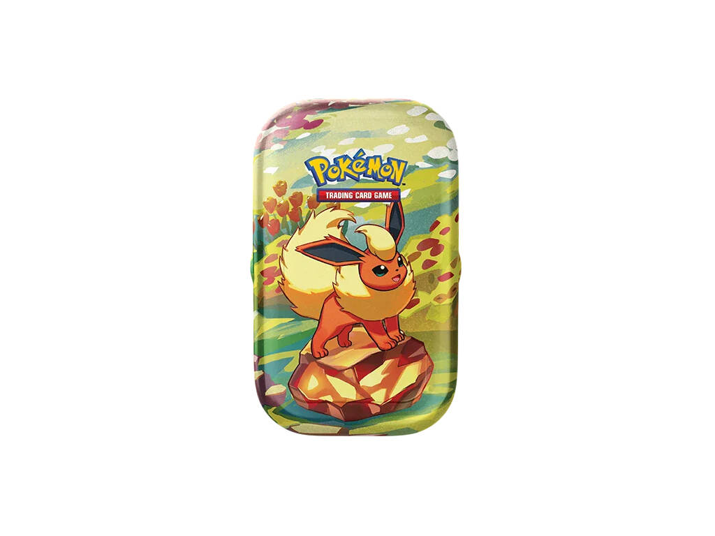 Pokémon TCG Mini Lata Evoluciones Prismáticas en Inglés