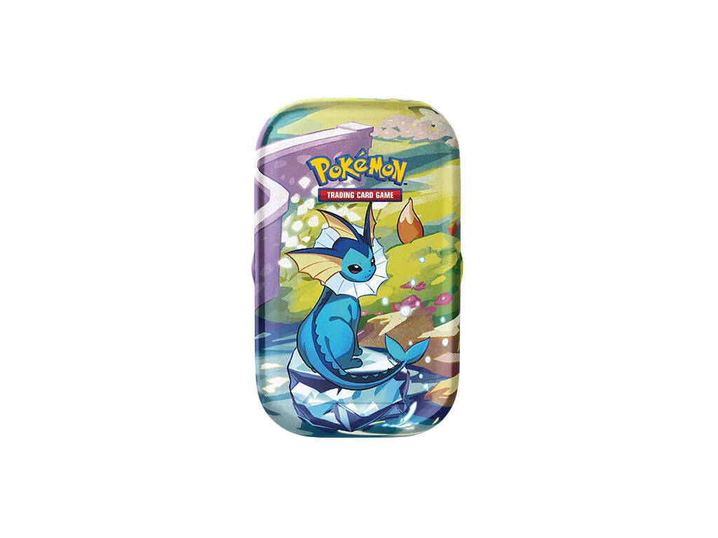 Pokémon TCG Mini Lata Evoluciones Prismáticas en Inglés