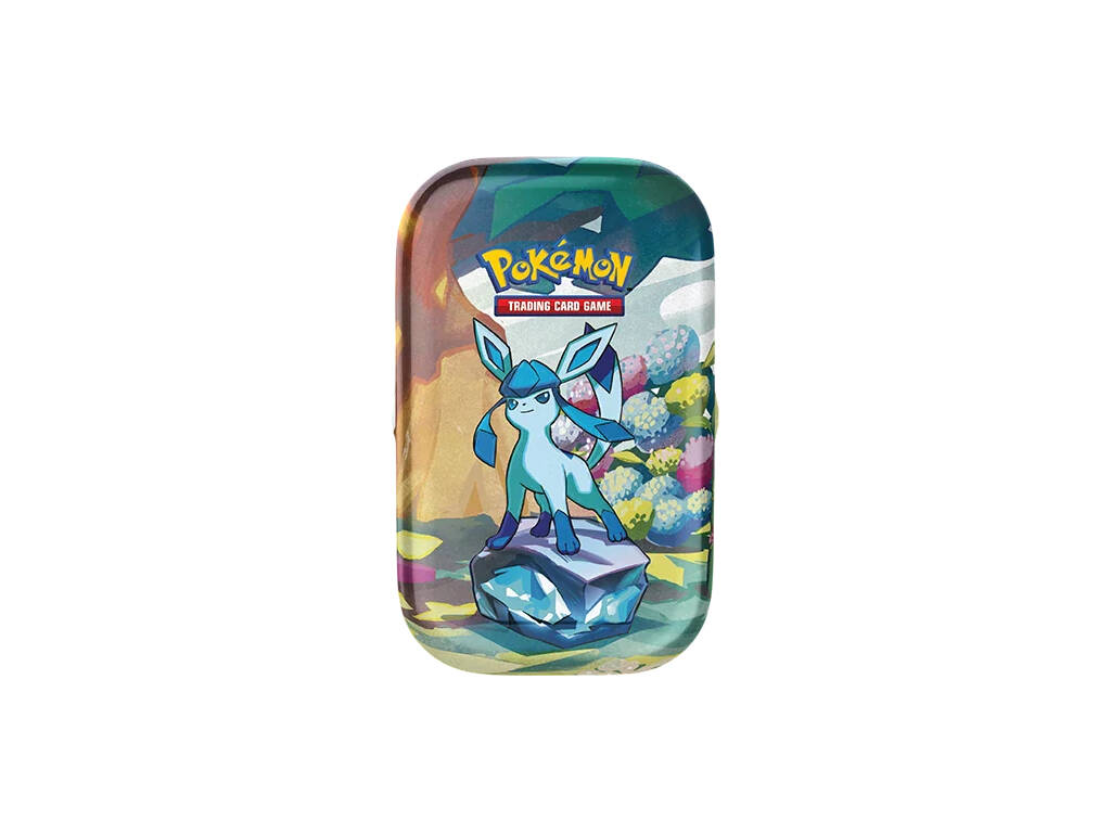 Pokémon TCG Mini Lata Evoluciones Prismáticas en Inglés