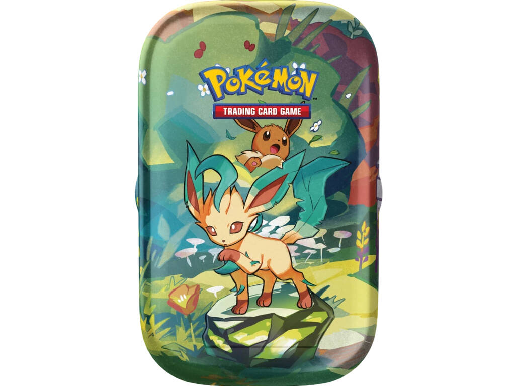 Pokémon TCG Mini Lata Evoluciones Prismáticas en Inglés