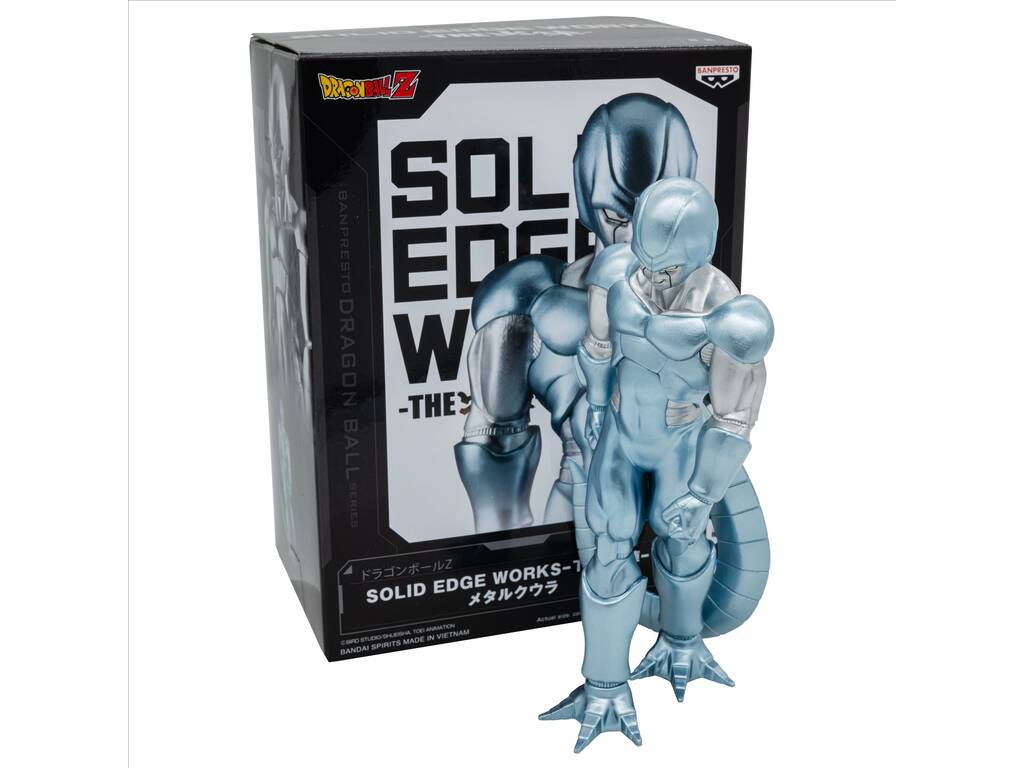 Dragon Ball Z Solid Edge Works Figura Metal Cooler da 17 cm