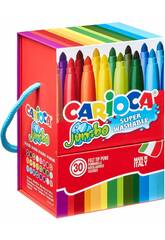 Carioca Jumbo Boîte de 30 feutres super lavables