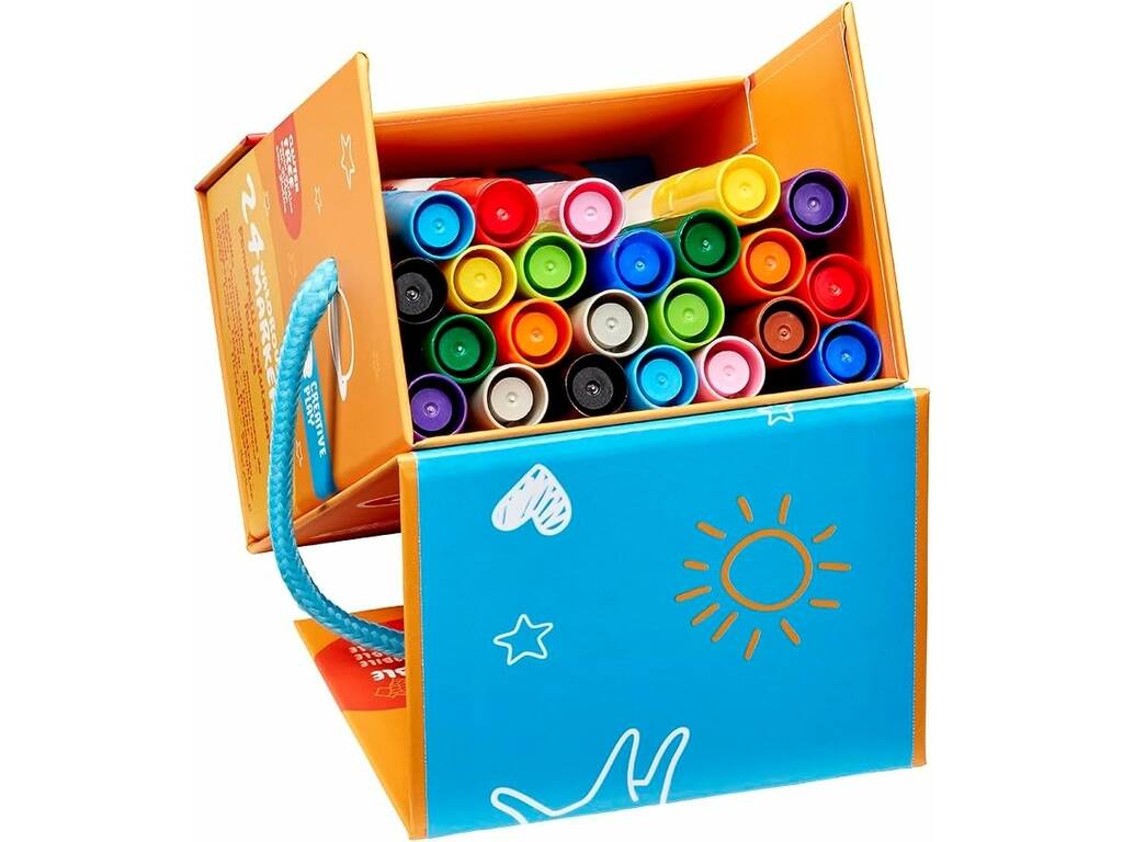 Carioca Baby Box 24 Ultra-Abwaschbare Filzstifte