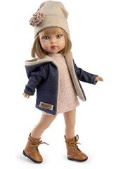 Muñeca Penélope de 33 Cm Con Chaqueta Vaquera