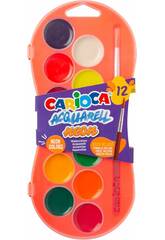 Carioca Acquarell néon avec pinceau et 12 couleurs