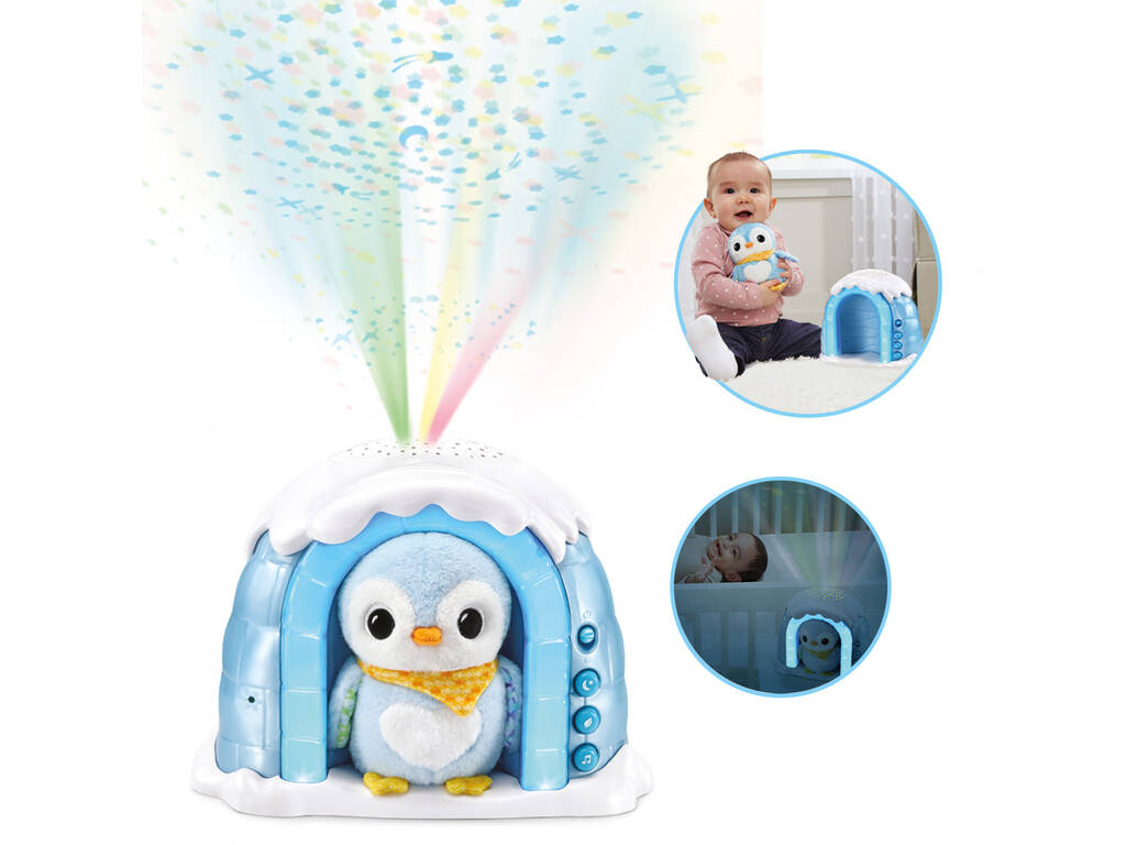 Vtech Baby Igloo Proiettore Peluchito Pinguino