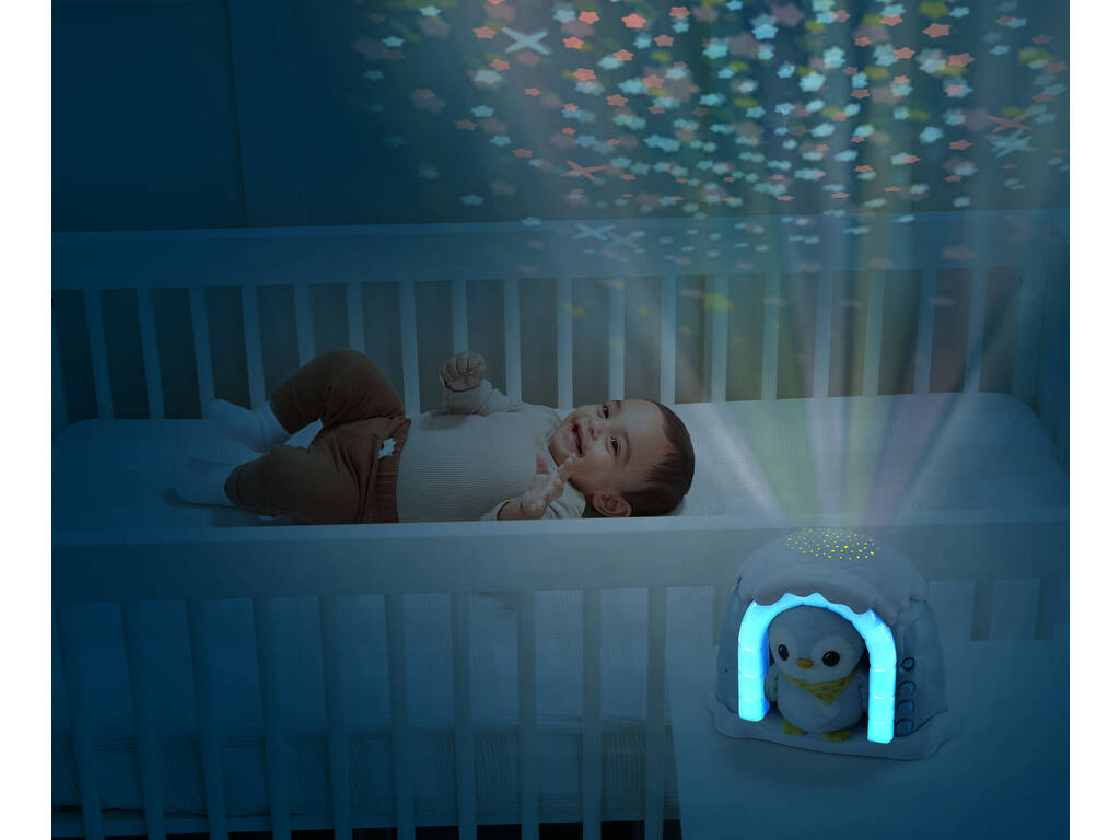 Vtech Baby Igloo Proiettore Peluchito Pinguino