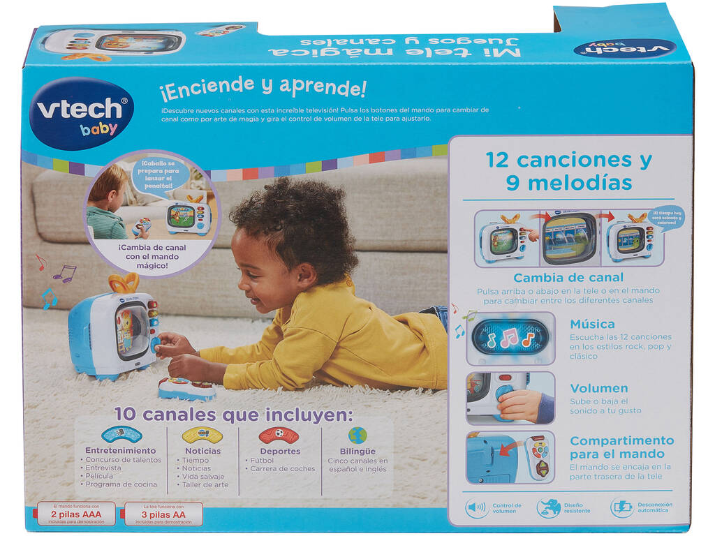 Vtech Baby Mi Tele Mágica Giochi e Canali