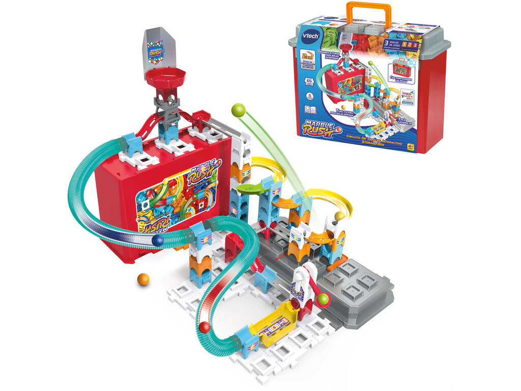 Marble Rush Circuito di biglie interattivo Store Box