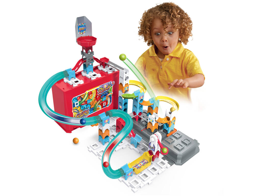 Marble Rush Circuito di biglie interattivo Store Box