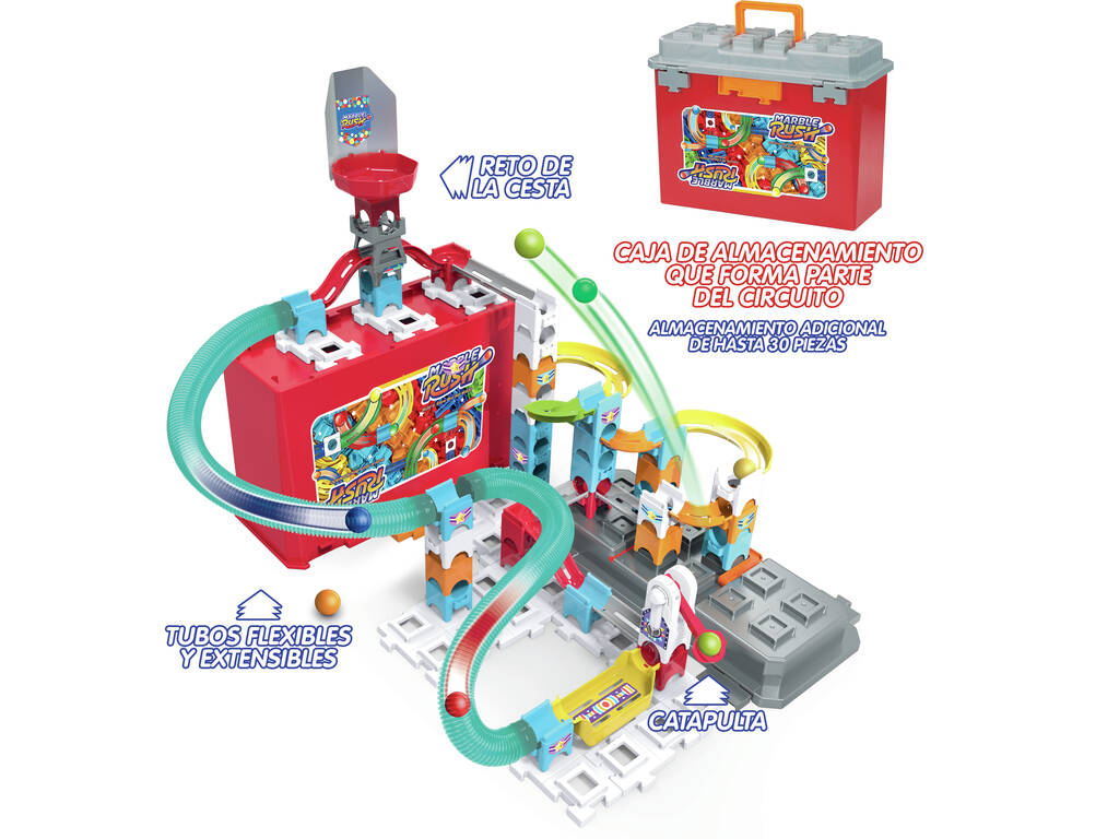 Marble Rush Circuito di biglie interattivo Store Box
