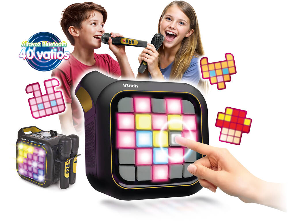Karaoke Light Party Duo Golden Edition con 2 microfoni