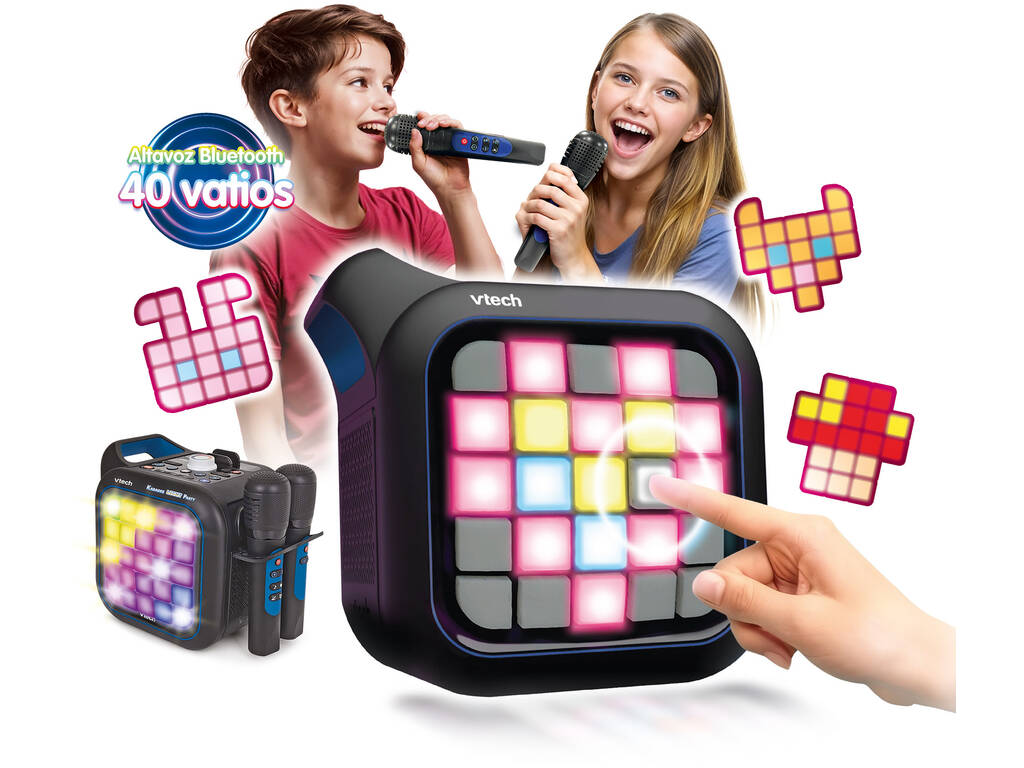 Karaoke Light Party Duo Disco Edition con 2 microfoni