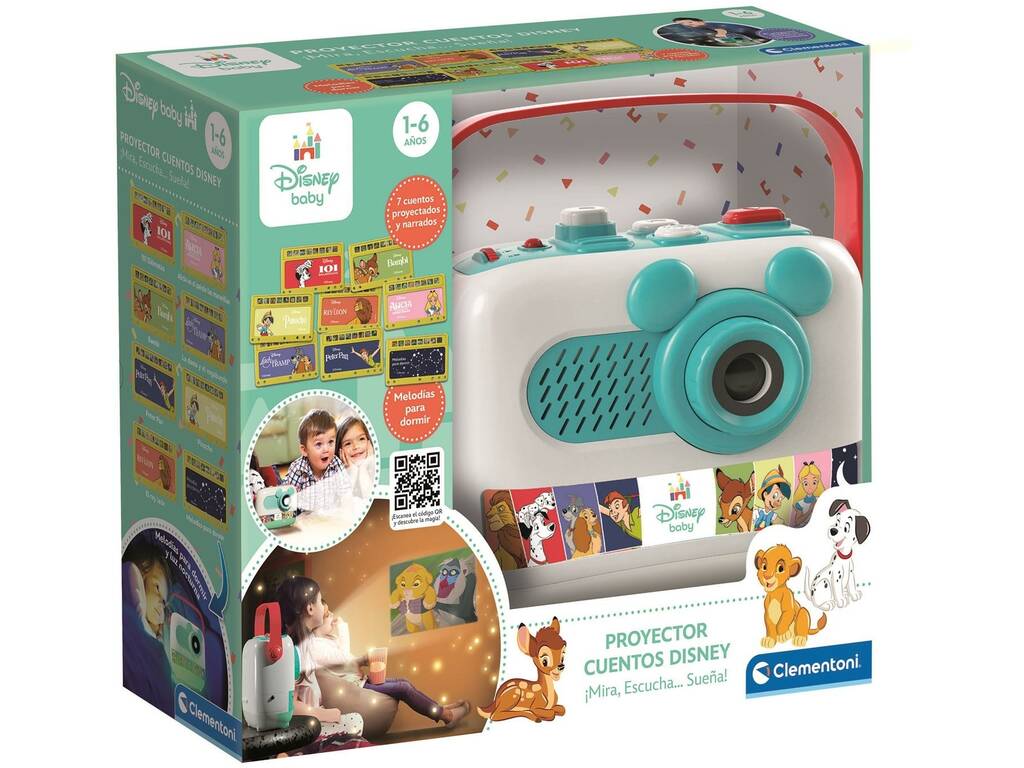 Disney Baby Proiettore di fiabe Disney con 7 fiabe