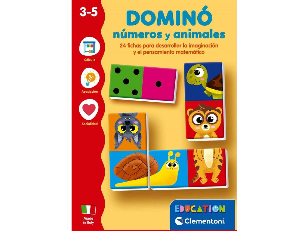 Education Domino Numeri e Animali