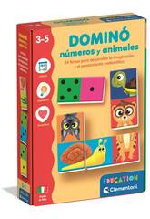 Éducation Domino Nombres et animaux